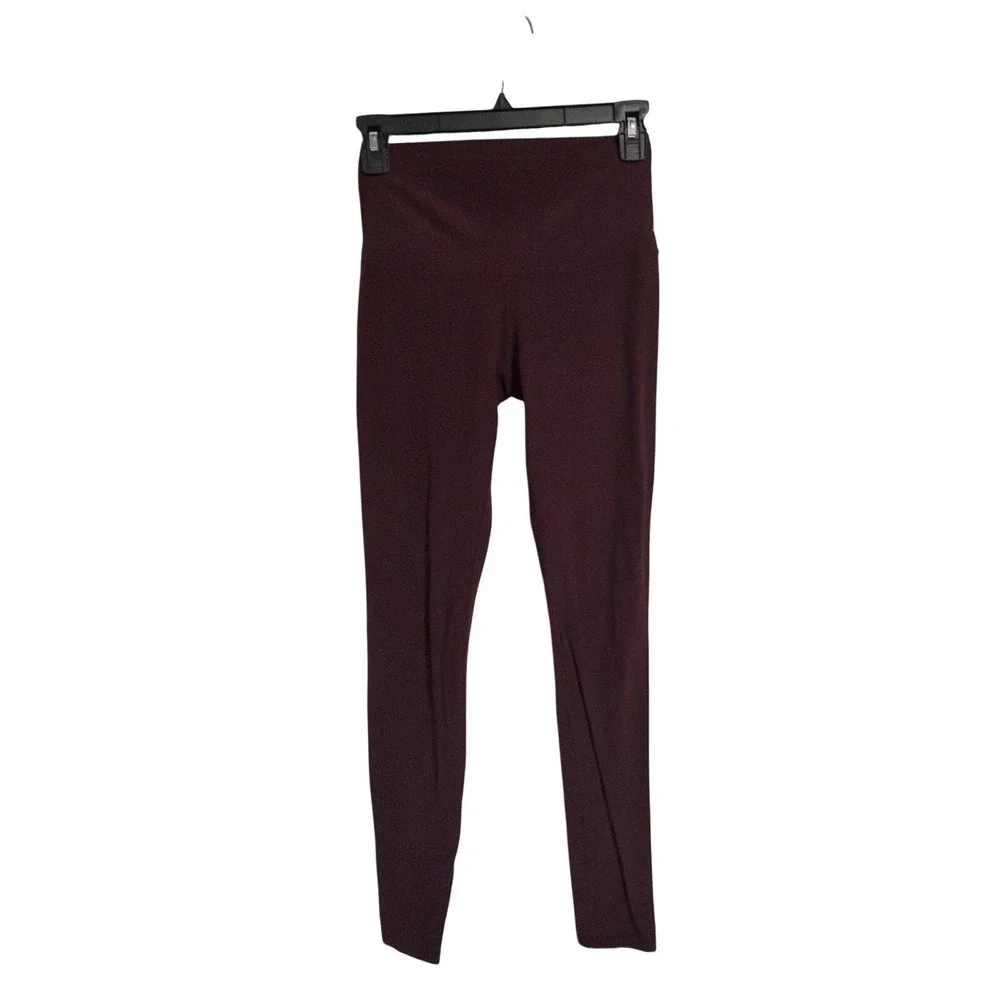 Ivivva by Lululemon Girls Burgundy Rhythmic Tight Leggings Size 12‎ High Rise